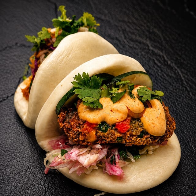 Fried Cado Bao.