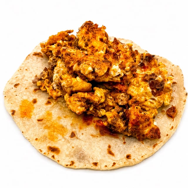 BT Chorizo & Egg Taco.