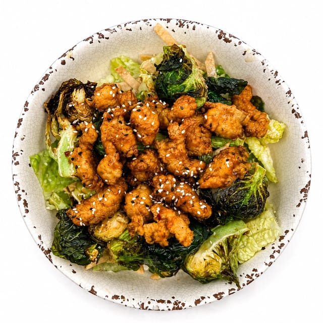 Brussels Sprout Caesar Salad.