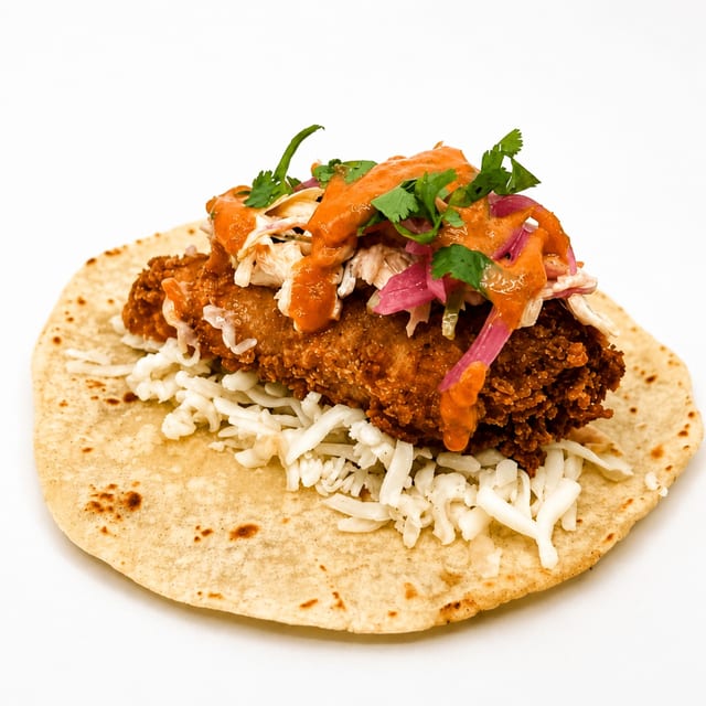 The Yard Bird Taco.