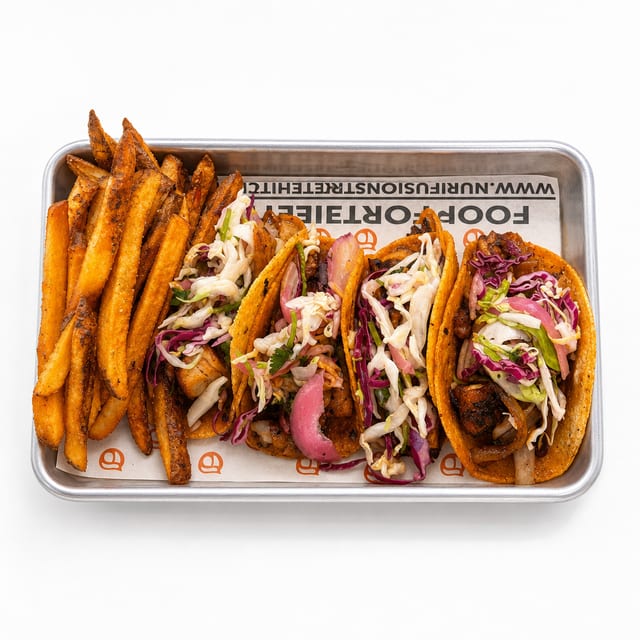 Pork Belly Street Taquitos Combo.