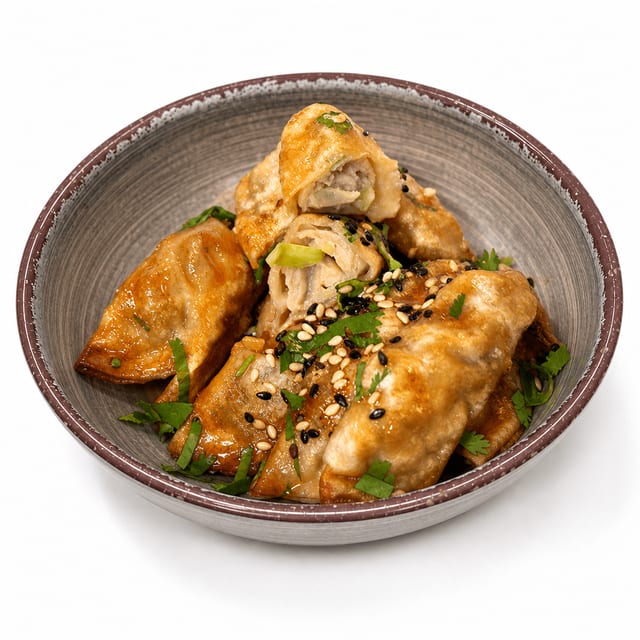 Gyozas.